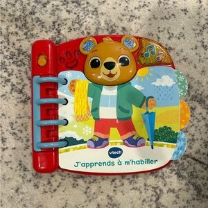 VTech Kids' Interactive Toy Book - Red Bear Design